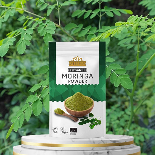 Moringa Leaf Powder 500g - Ausha Organic
