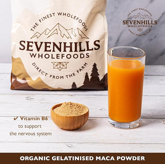 Maca Powder 500g - Sevenhills Organic Gelatinised