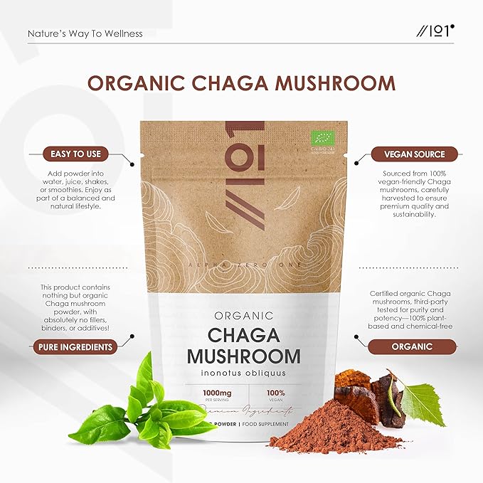 Chaga Mushroom Powder - 200g