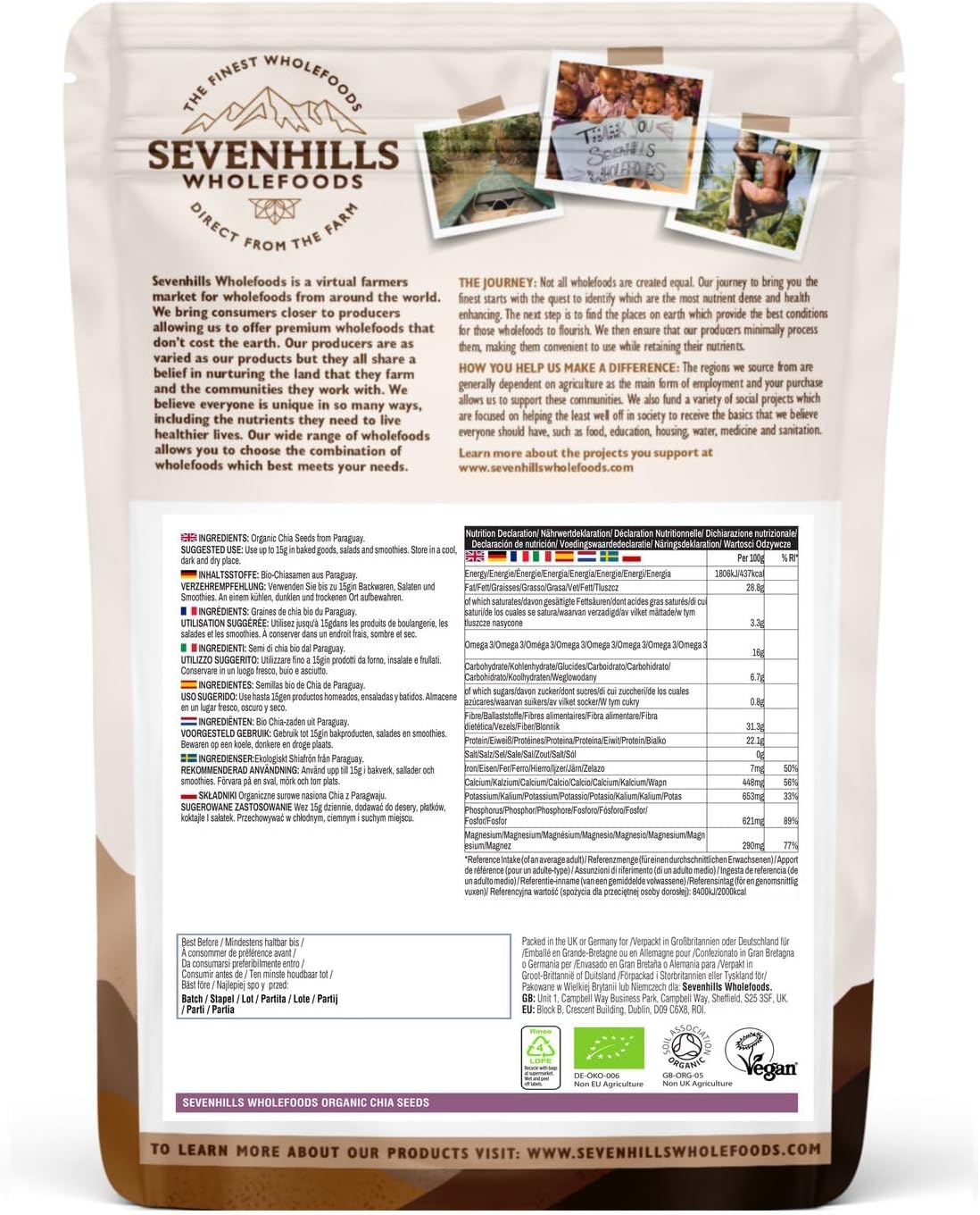 Chia Seeds Organic - 1kg