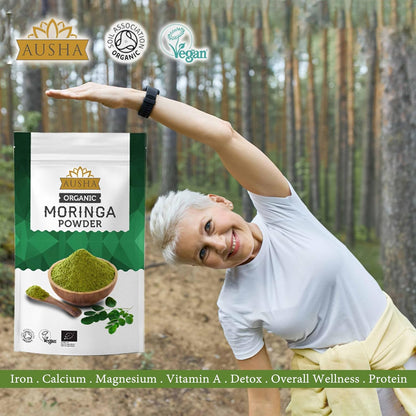 Moringa Leaf Powder 500g -  Ausha Organic